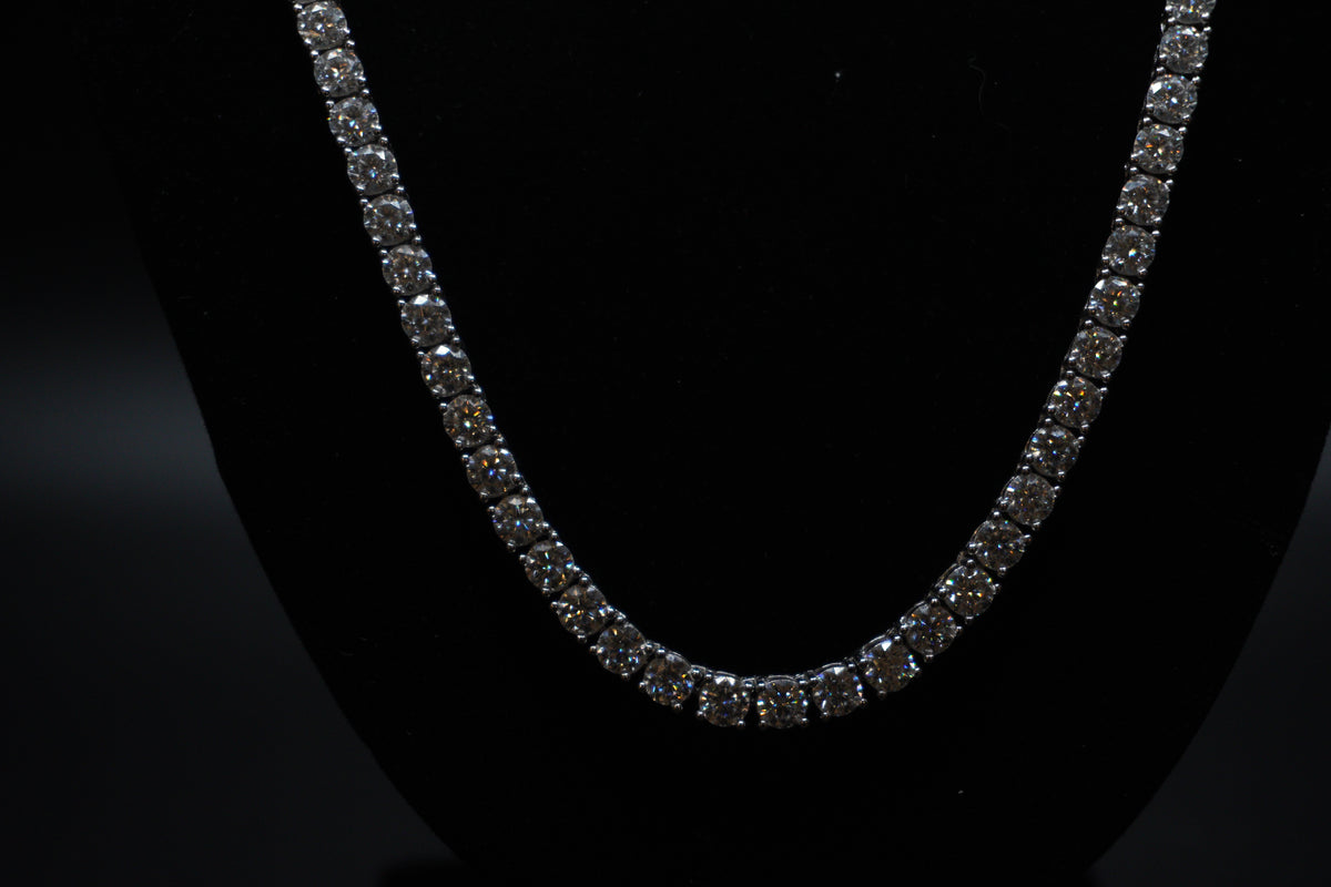 Iceisland™ VVS Moissanite Tennis Chain – 14K Gold (925 Sterling Silver)