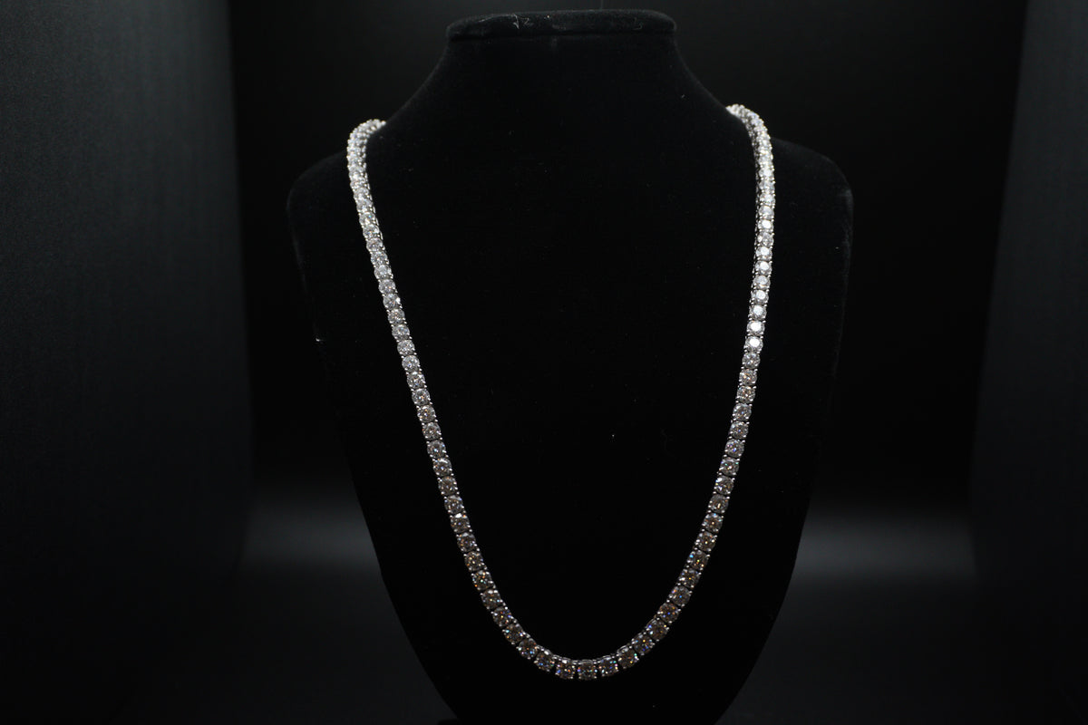 Iceisland™ VVS Moissanite Tennis Chain – 14K Gold (925 Sterling Silver)