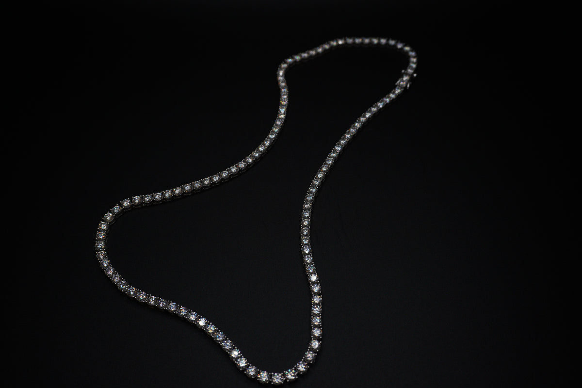 Iceisland™ VVS Moissanite Tennis Chain – 14K Gold (925 Sterling Silver)