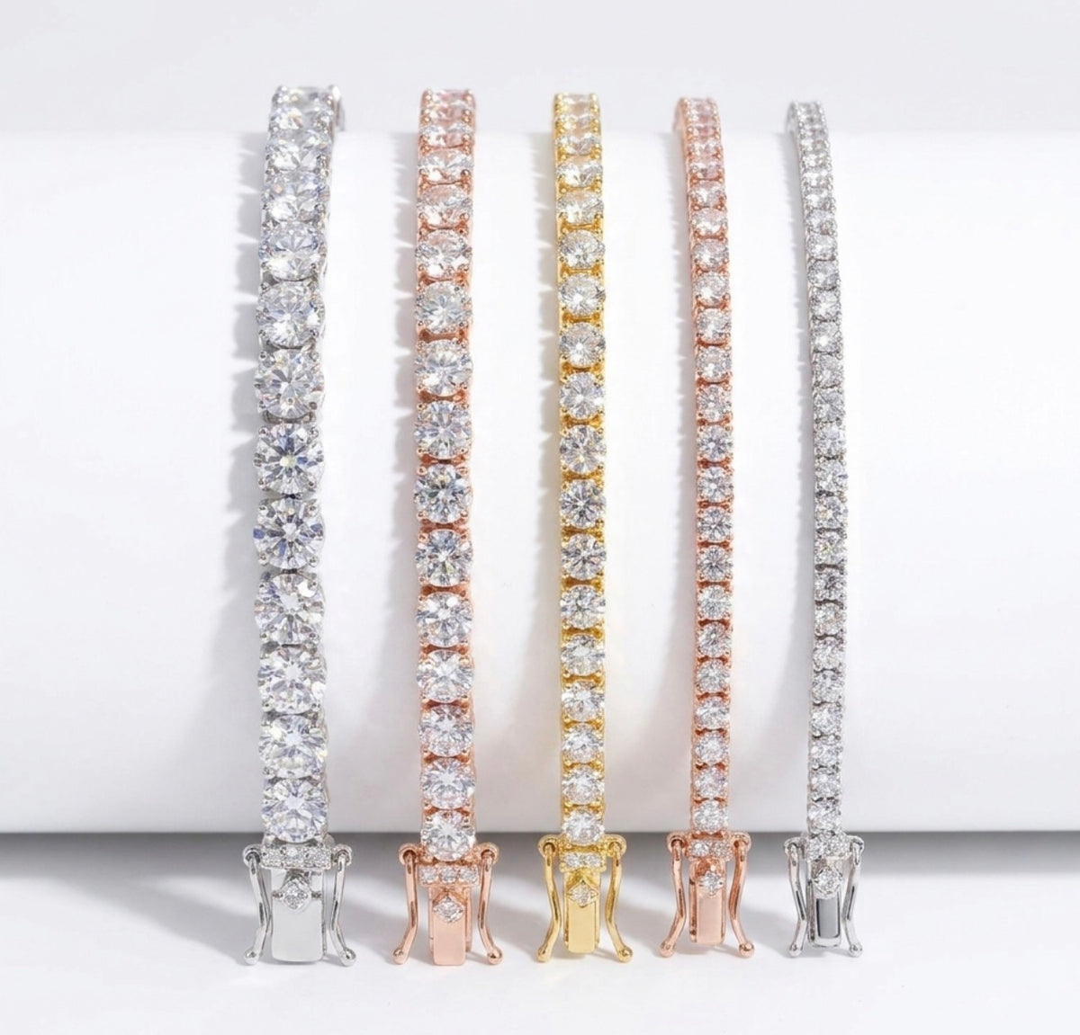 Iceisland™ VVS Lab Diamond Tennis Bracelet (All Sizes) – 14K Gold