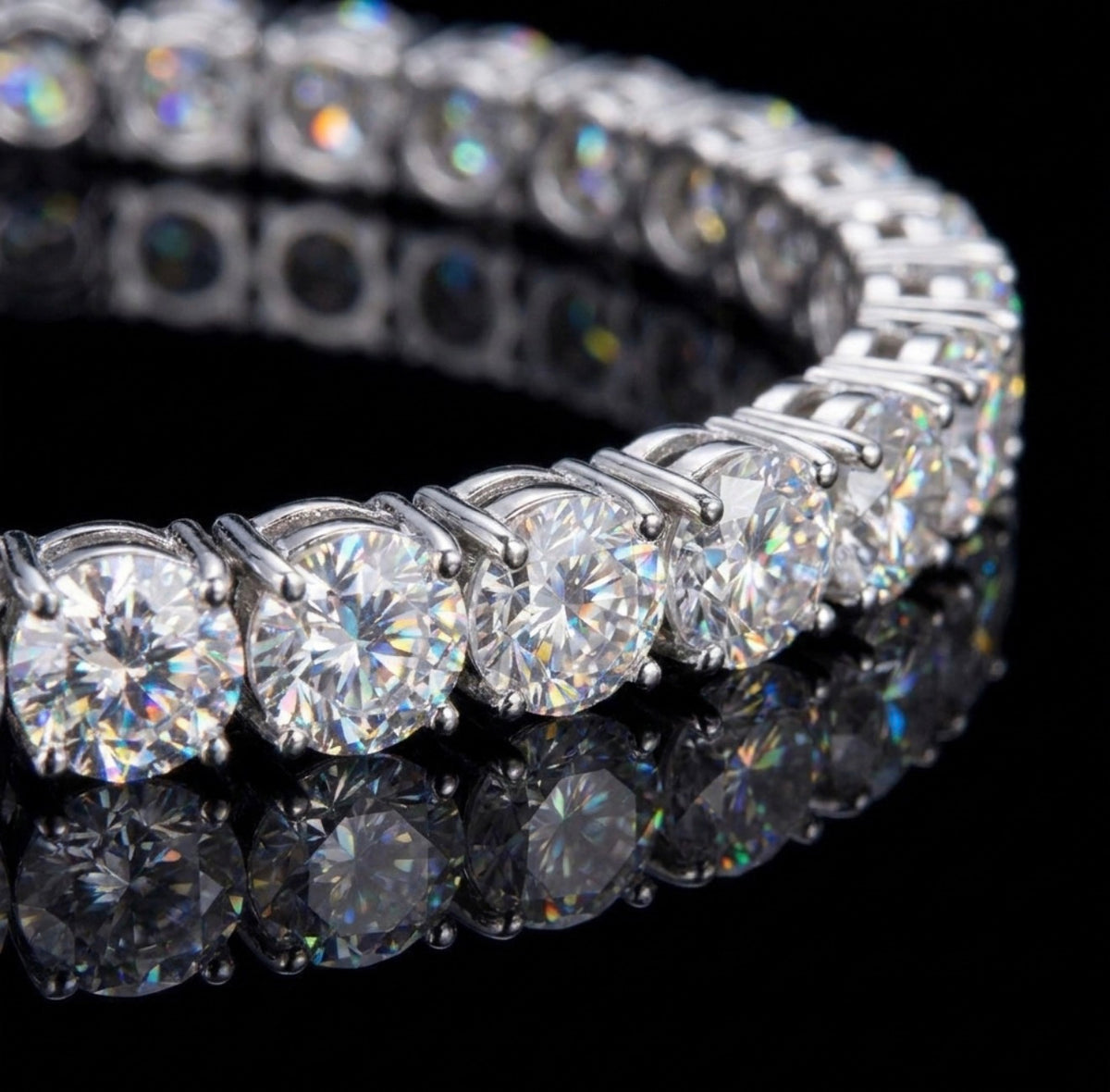 Iceisland™ VVS Lab Diamond Tennis Bracelet (All Sizes) – 14K Gold